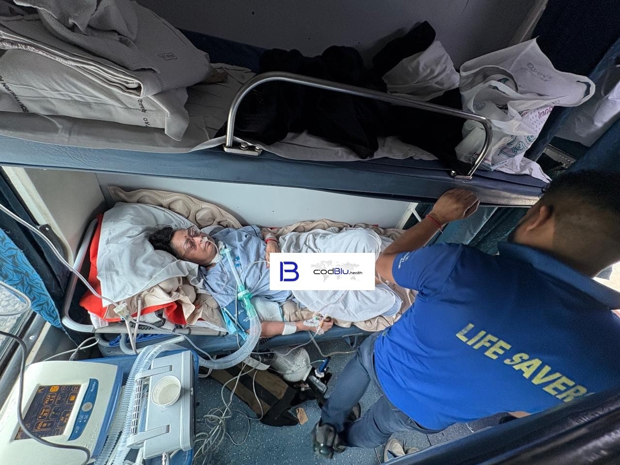 Lung Transplant Patient Transfer by Train Ambulance