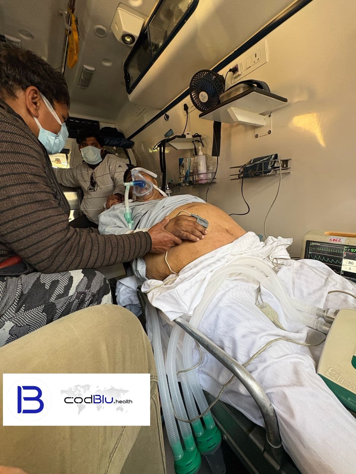 High-Risk Patient Transfer From Nangloi to LNJP Hospital