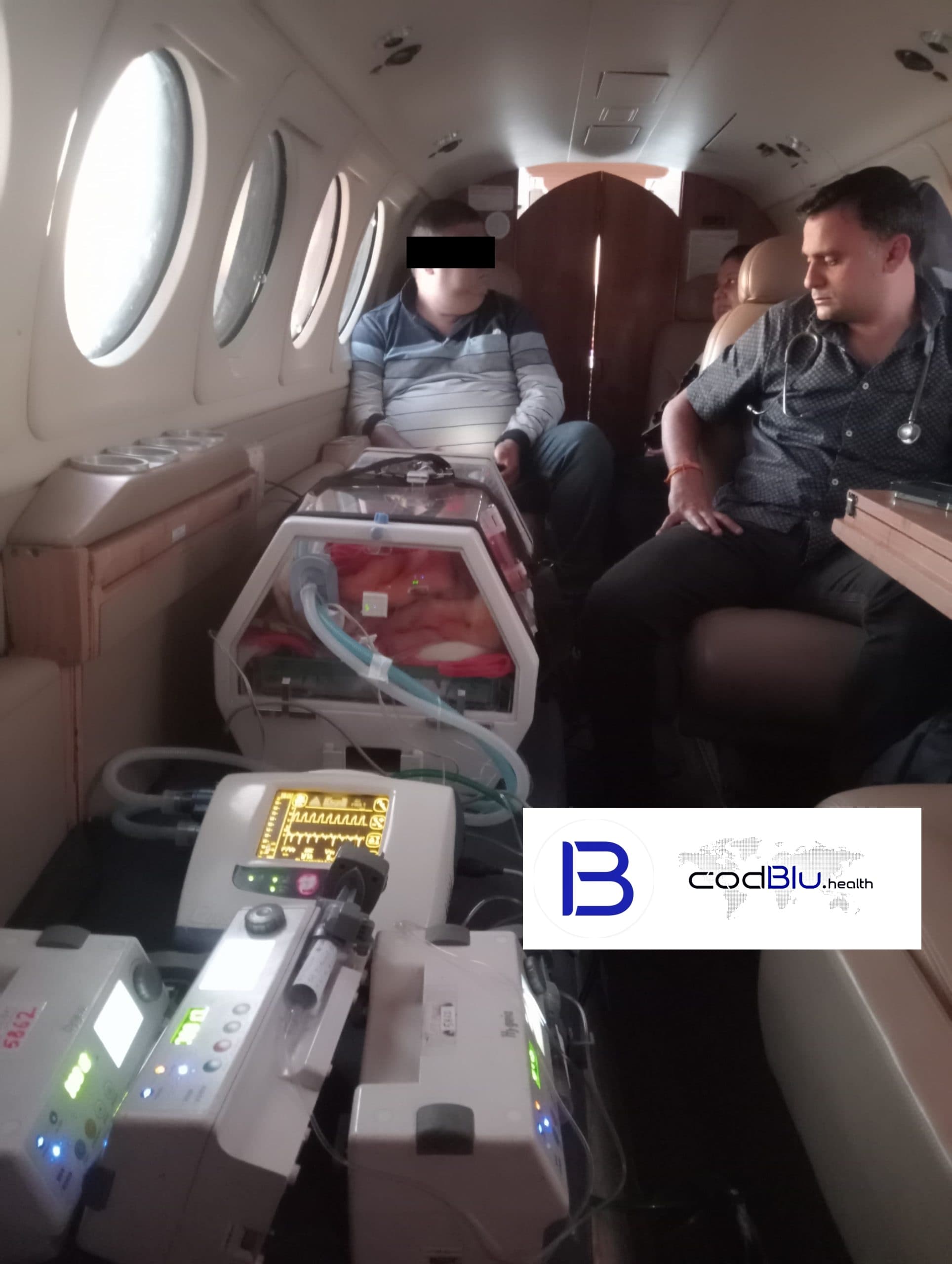 CodBlu Air Ambulance From Guwahati to Delhi