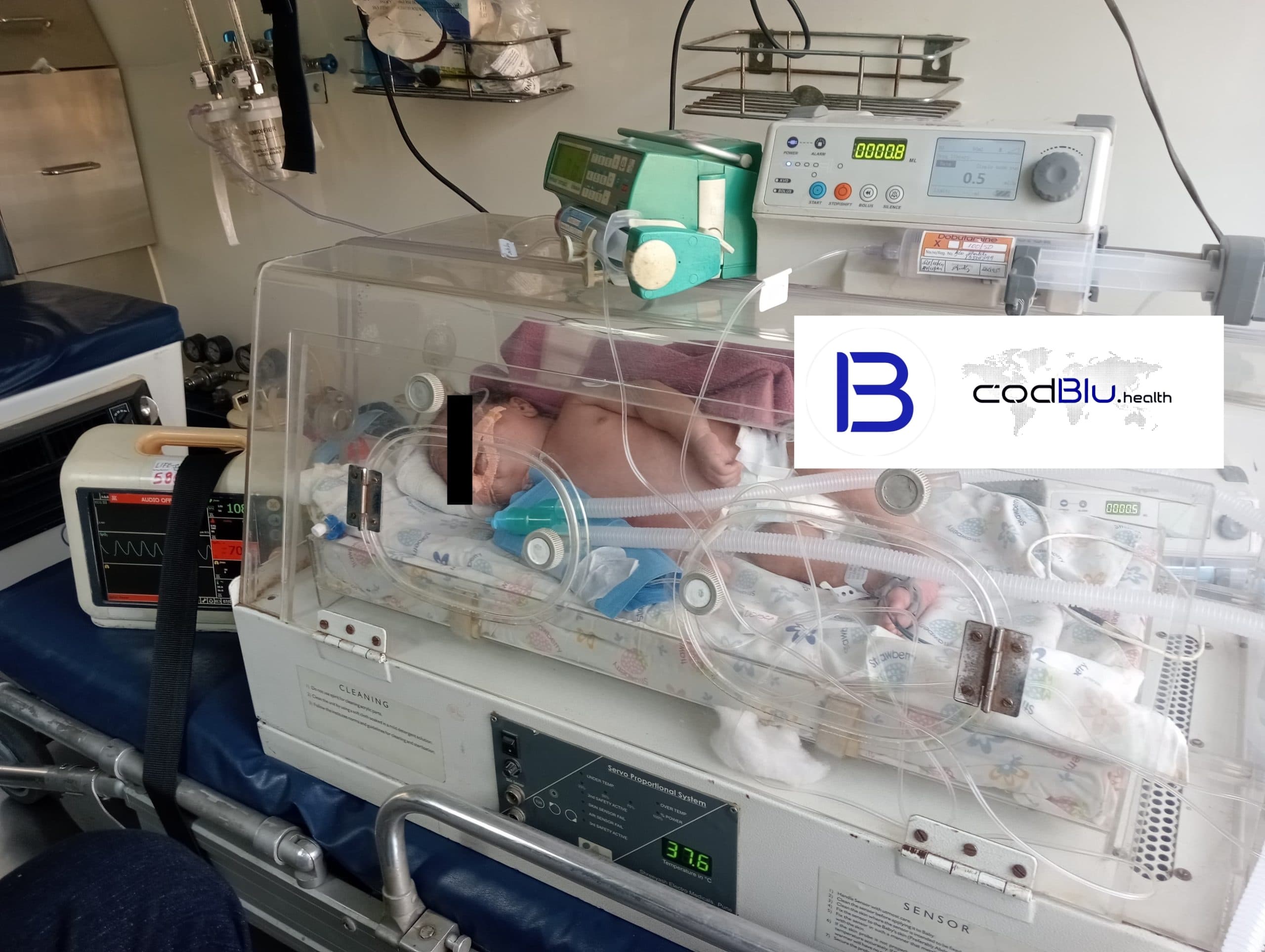 NICU Ambulance From Fortis Escorts to Sir Ganga Ram Hospital