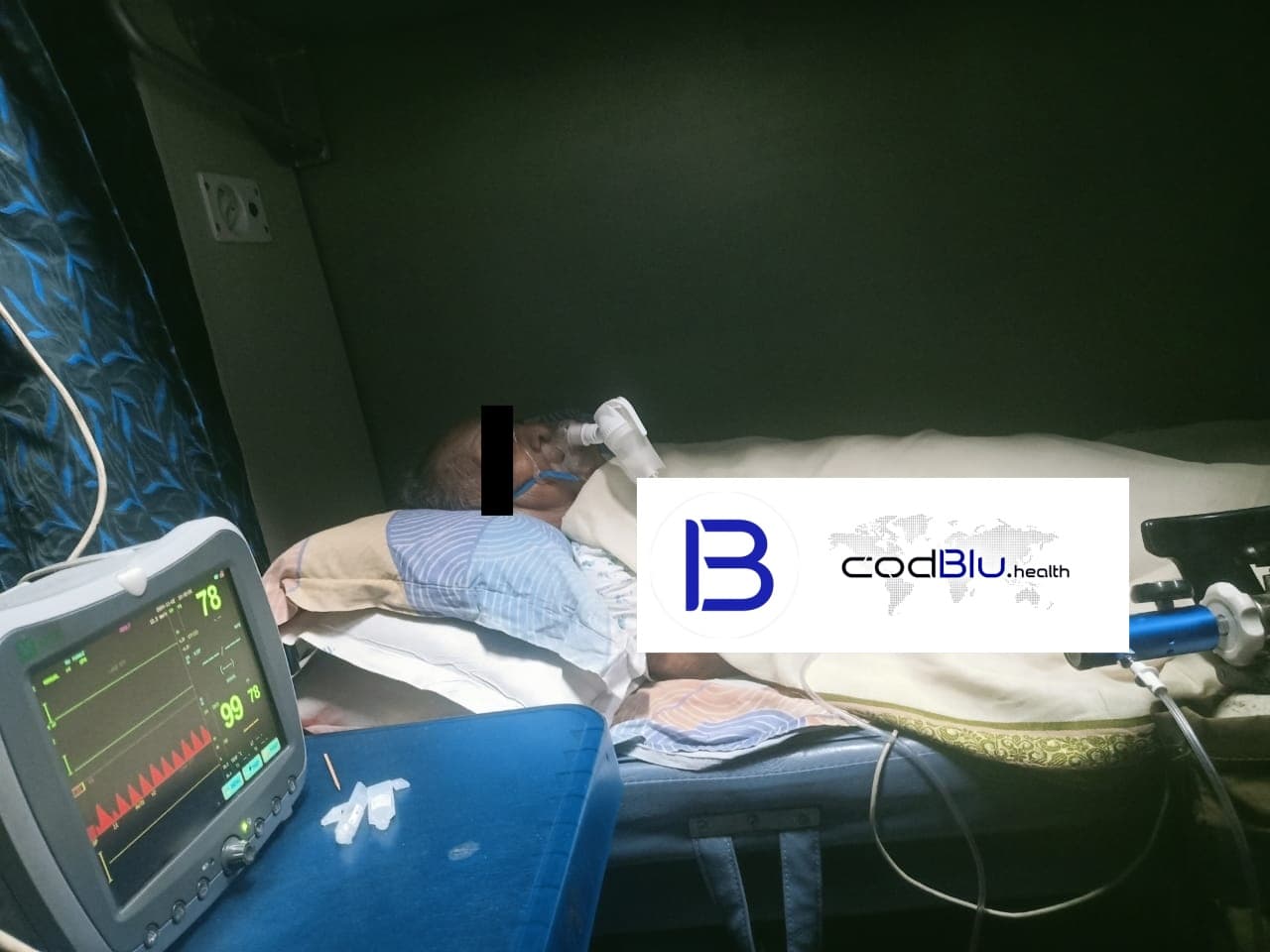 Tumor Patient Shifted From Delhi To Bhubaneswar in CodBlu ACLS Rail Ambulance