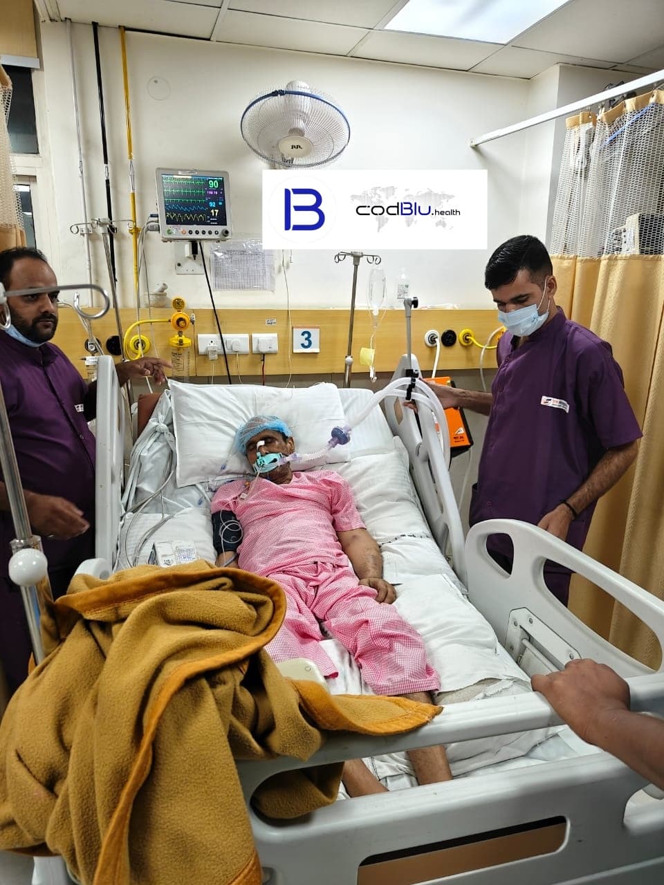 ICU Patient Transport: Sonipat to SGRH Delhi by CodBlu