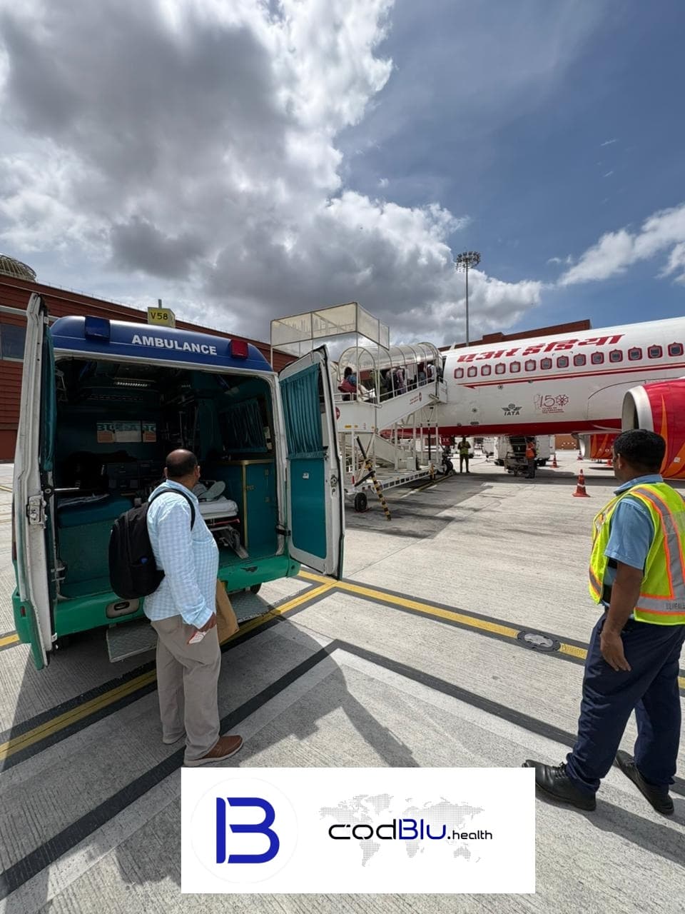 CodBlu Commercial Flight From Bangalore To Delhi