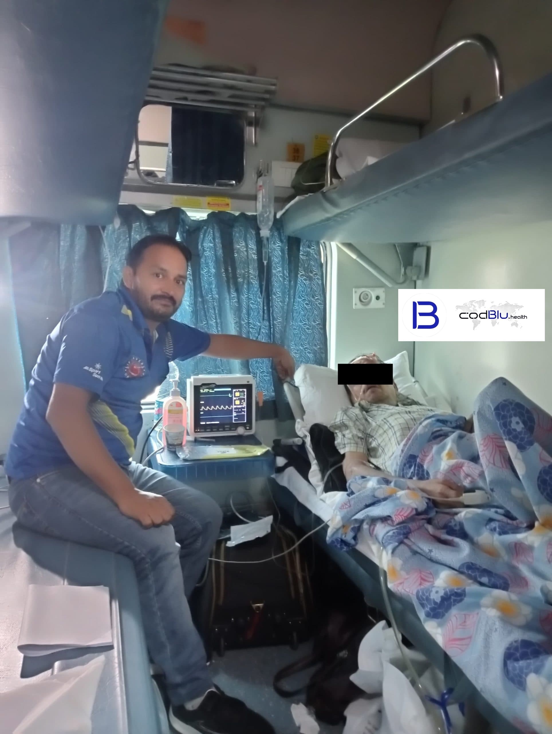 From Sir Ganga Ram Hospital, Delhi to Siliguri by CodBlu Rail Ambulance