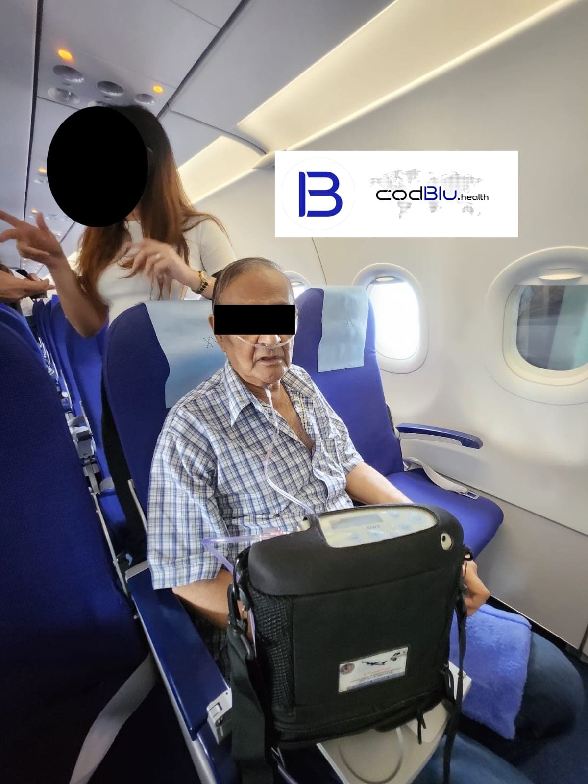 Patient Shifted From Delhi to Dibrugarh in CodBlu Commercial Flight