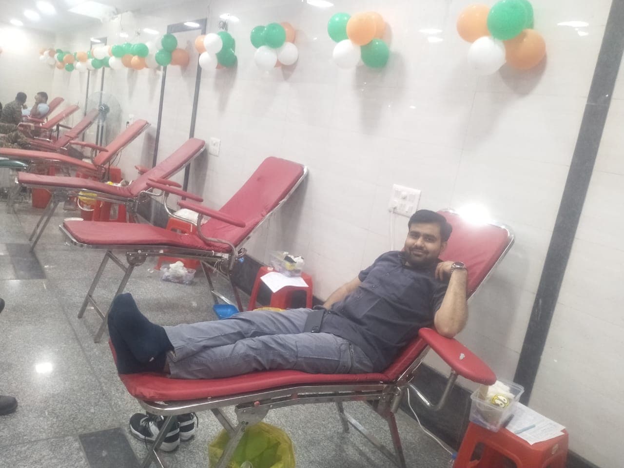 CodBlu Ambulance Backup At Blood Donation Camp