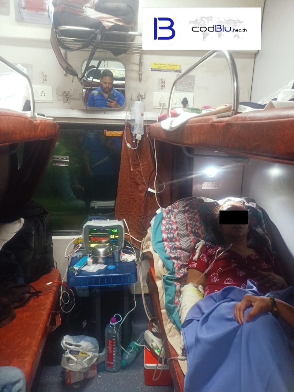 Rail Ambulance Transfer from Varanasi to Mumbai