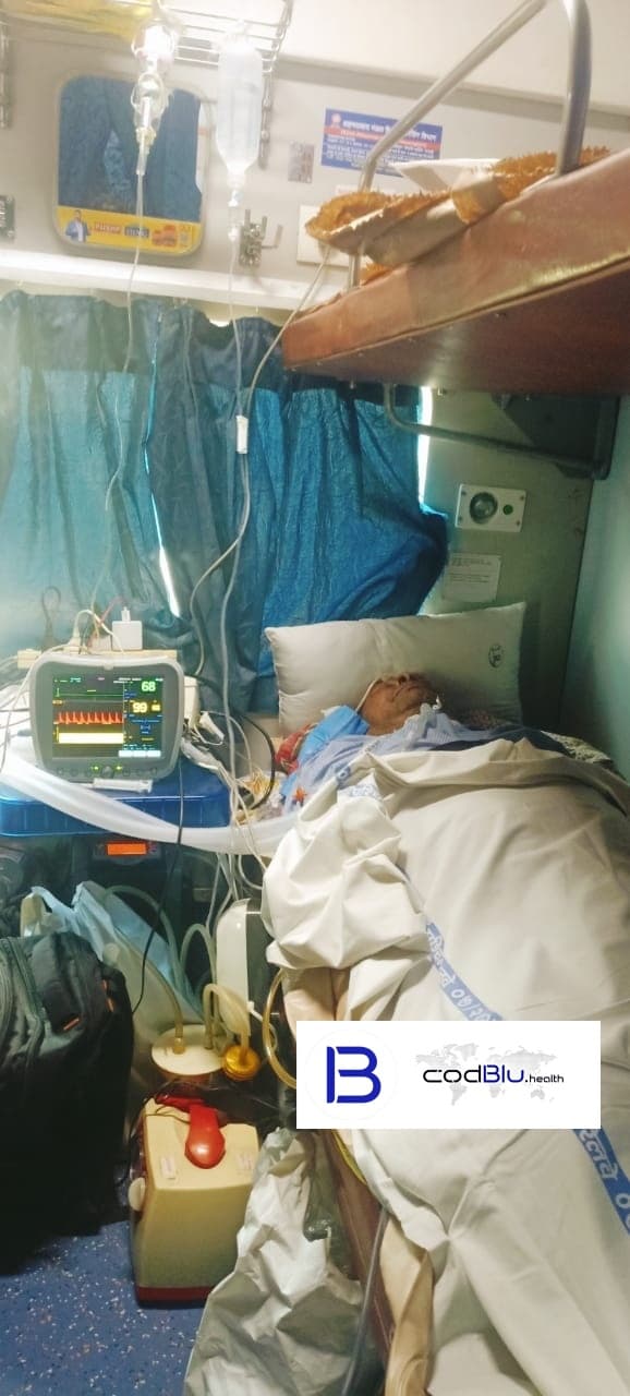 A Journey of Hope: Train Ambulance from Ahmedabad to Chennai