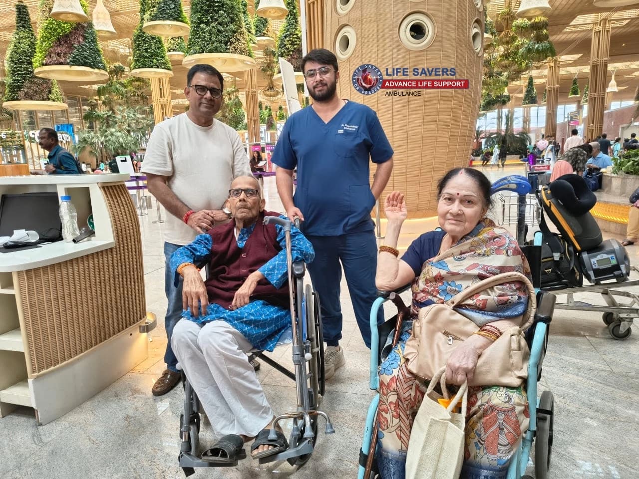 Seamless Patient Transfer from Bengaluru to Patna: An 88-Year-Old Wheelchair Case Successfully Assisted