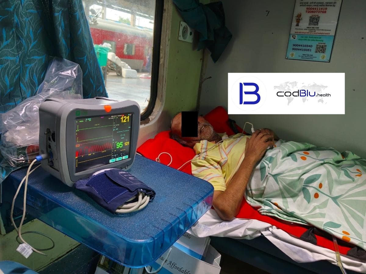 Rail Ambulance ICU Setup