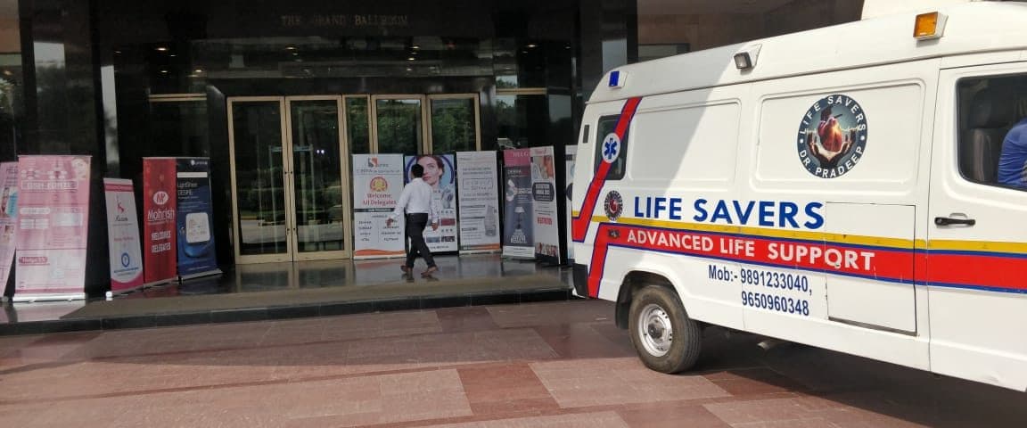 CodBlu ACLS Back-Up Ambulance (WITH DOCTOR) For Conference At THE GRAND HOTEL-DELHI