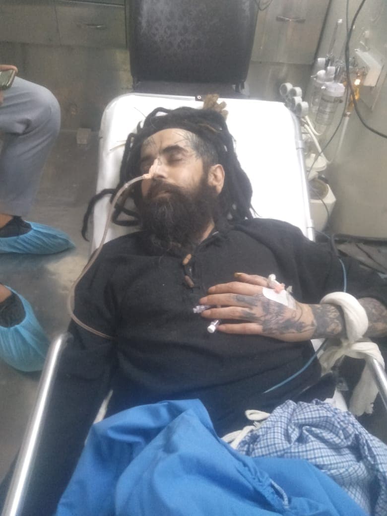 Unconscious Patient Shifted to Lady Hardinge Hospital in CodBlu Private Ambulance